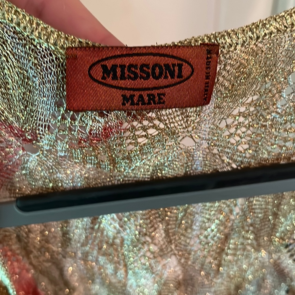 Stunner! Missoni cover up or wear over a dress or tank!